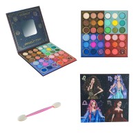 Косметика дитяча: палітра тіней для повік та пензлик, у коробці 18х18х1 см