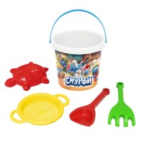 Набір для піску «Смурфи» з 5 елементів, ТМ Тигрес