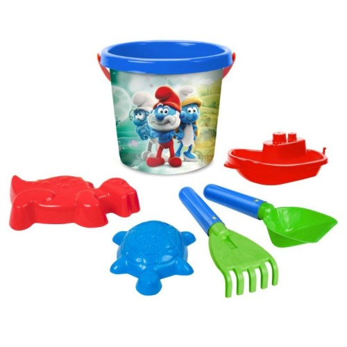 Набір для піску «Смурфи» з 6 елементів, ТМ Тигрес