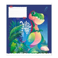 Зошит на 12 аркушів у лінію «Мультяшки» № 0011, Пір'їнка