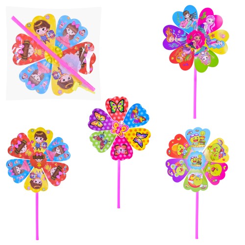 Вітрячок 22 см, в асортименті, у пакеті