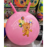 М'яч для фітнесу «Ріжки» 45 см вагою 350 г, в асортименті