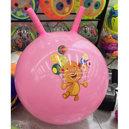 М'яч для фітнесу «Ріжки» 45 см вагою 350 г, в асортименті