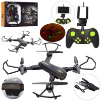 Квадрокоптер 28 см р/к на акумуляторі з камерою, Wi-Fi та USB,в асортименті, у коробці 38.5х24х8.5 см