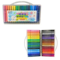 Набір скетчмаркерів «Aodemei» на 36 кольорів з трикутним корпусом у пластиковій коробці