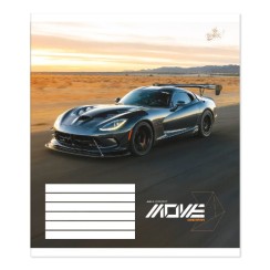 Зошит на 18 аркушів у лінію «Без обмежень» №2595, ТМ Brisk