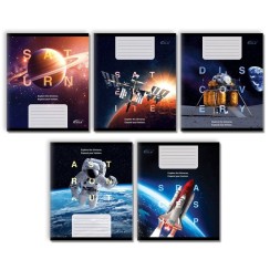 Зошит на 24 аркуші у клітинку «Далекий космос», №3529, ТМ Gold Brisk