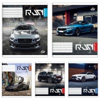 Зошит на 24 аркуші у клітинку «Авто у місті» №2669, ТМ Brisk