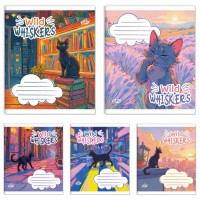 Зошит на 24 аркуші у лінію «Вусата пригода» №2671, ТМ Brisk