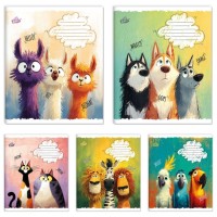 Зошит на 36 аркушів у лінію «Малюнок» №2684, ТМ Brisk