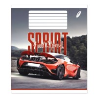 Зошит на 48 аркушів у клітинку «Відчуй швидкість», №0350, Пір`їнка