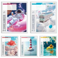 Зошит на 48 аркушів у клітинку «Мрійник» №2687, ТМ Brisk