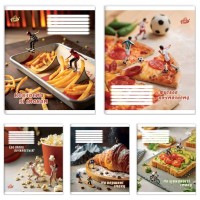 Зошит на 48 аркушів у клітинку «Грай зі смаком» №2690, ТМ Brisk