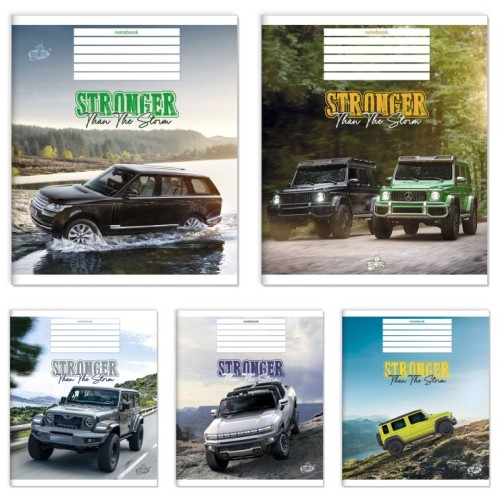 Зошит на 48 аркушів у лінію «Поза дорогою» №2691, ТМ Brisk