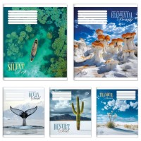 Зошит на 60 аркушів у лінію «Душа стихій», №2699, ТМ Brisk