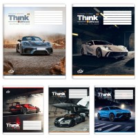 Зошит на 60 аркушів у лінію «Преміум авто», №2700, ТМ Brisk