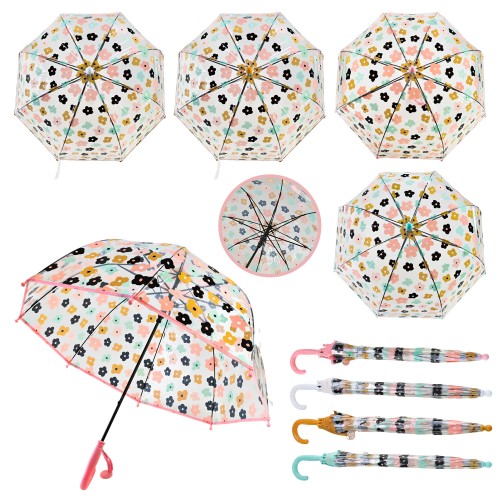 Парасолька дитяча, довжина тростини 65 см, діаметр 70 см, кріплення пластикове, в асортименті