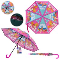 Парасолька дитяча «Paw Patrol» 67 см зі світловідбиваючою стрічкою
