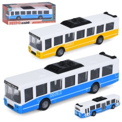 Автобус 16 см інерційний з гумовими колесами, в асортименті, у коробці 18х7х4,5 см
