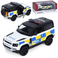 Джип «Поліція» 12 см 1:36 металевий інерційний з дверима що відкриваються та гумовими колесами, у коробці 16х7х7,5 см