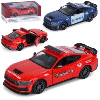 Машина 12,5 см 1:38 металева інерційна з дверима що відкриваються та гумовими колесами, в асортименті, у коробці 16х7х7,5 см