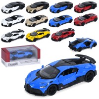 Машина 12,5 см 1:36 металева інерційна з дверима що відкриваються та гумовими колесами, в асортименті, у коробці 16х7х7,5 см