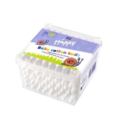 Палички ватні «Baby Happy» гігієнічні для дітей 64 шт, BELLA