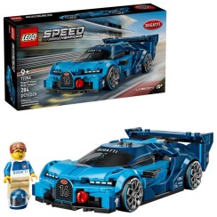 Конструктор «Спортивний автомобіль Bugatti Vision GT Hyper» на 284 деталі, у коробці 26х6х14, ТМ Lego