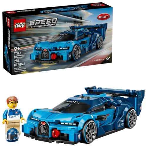 Конструктор «Спортивний автомобіль Bugatti Vision GT Hyper» на 284 деталі, у коробці 26х6х14, ТМ Lego