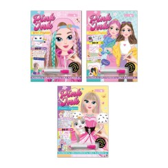 Розмальовка «Pink Ink» А4 на 14 стррінок з завданнями, в асортименті, ТМ Апельсин