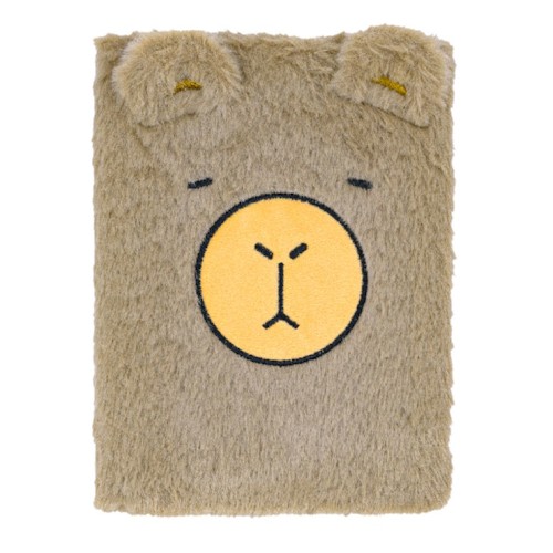 Блокнот «CAPYBARA 20» А5 на 80 аркушів у клітинку з твердою хутряною обкладинкою, KIDS Line.