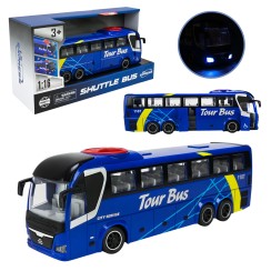 Автобус інерційний арт. WY1107A (24 шт.) батар. світло, звук, р-р іграшки 27.5*6*7.5 см в короб. 32*11.5*18.5 см