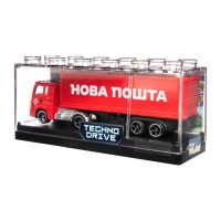 Вантажівка «Нова Пошта» 12 см 1:64, у коробці 13х6х4 см