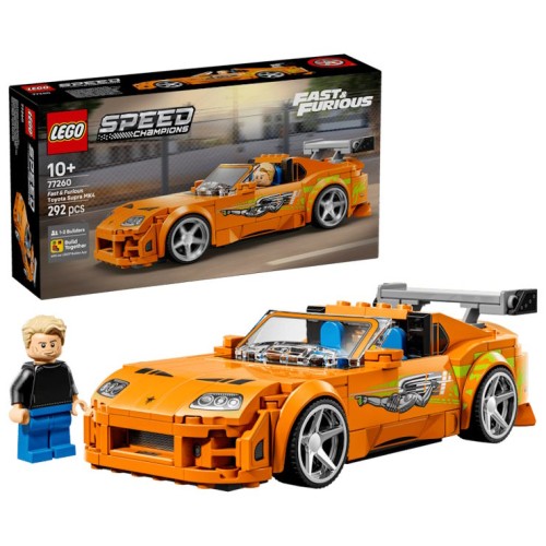 Конструктор «Форсаж. Toyota Supra MK4» на 292 деталі, у коробці 26х6х14 см, ТМ Lego