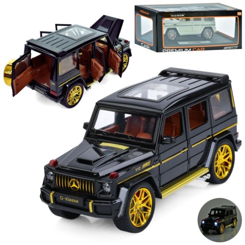 Джип AP-1834 (12 шт) АвтоСвіт, 1:24, метал, інерційний, 22 см, відкриваються двері/капот/багажник, гумові колеса, звук, світло, 2 кольори, батарейки (табл