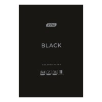 Папір кольоровий ‹BLACK» А4 двосторонній з 14 аркушів на 7 кольорів, 90 г/м2, KIDS Line