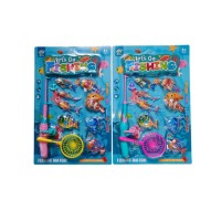 Риболовля магнітна: вудка та 7 рибок, в асортименті, на планшетці 43,5х28,5 см