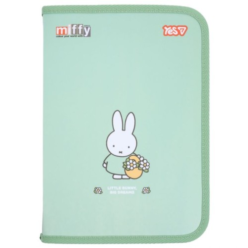 Папка для зошитів «Miffy» В5 пластикова на блискавці, ТМ Yes