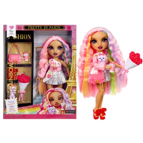 Лялька RAINBOW HIGH серії «Паризька краса. КІА» 26 см з аксесуарами, у коробці 23х8х30 см