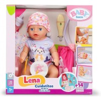 Пупс BABY BORN серії «Click and Play. Лена у лікаря» 36 см, з аксесуарами, у коробці 34х15х34 см