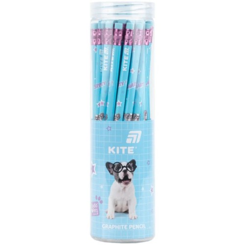 Олівець графітний «SP» з гумкою, у тубусі, ТМ Kite