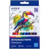 Фломастери «Classic» на 10 кольорів, ТМ Kite