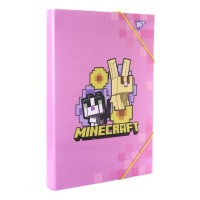 Папка для праці «Minecraft.Весна» А4 картонна на гумках, ТМ Yes