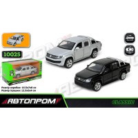 Машина «Volkswagen Amarok» 12,5 см металева з дверима що відкриваються, в асортименті, у коробці 16,5х7х8 см, Автопром