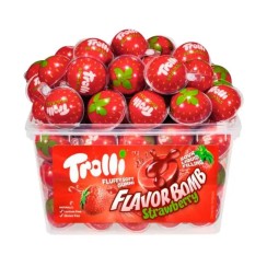 Цукерка «Flavor Bomb Strawberi» желейна 18,8 г,ТМ Trolli