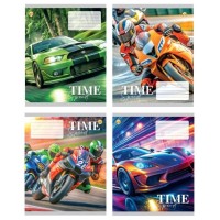 Зошит на 12 аркушів у косу лінію «Авто», ТМ Тетрада