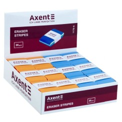 Гумка «Stripes» м'яка 4,5х3 см, в асортименті, TM Axent