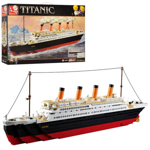 Конструктор «Titanic» 65,1х28 см на 1012 деталей, у коробці 64х48х9 см, SLUBAN
