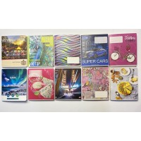 Зошит на 96 аркушів у клітинку «HOLOGRAPHIK SILVER», ТМ Тетрада