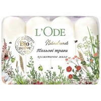 Мило «Польові трави» тверде 4х60 г, L'ODE